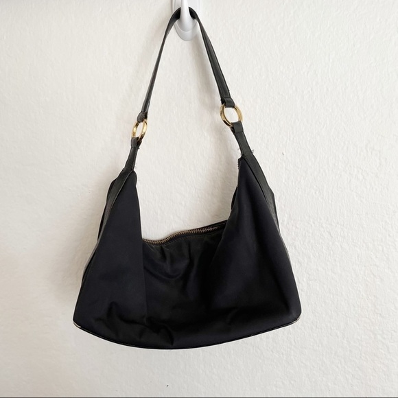 Kate spade Vintage small black nylon shoulder bag Y2K - Picture 3 of 8
